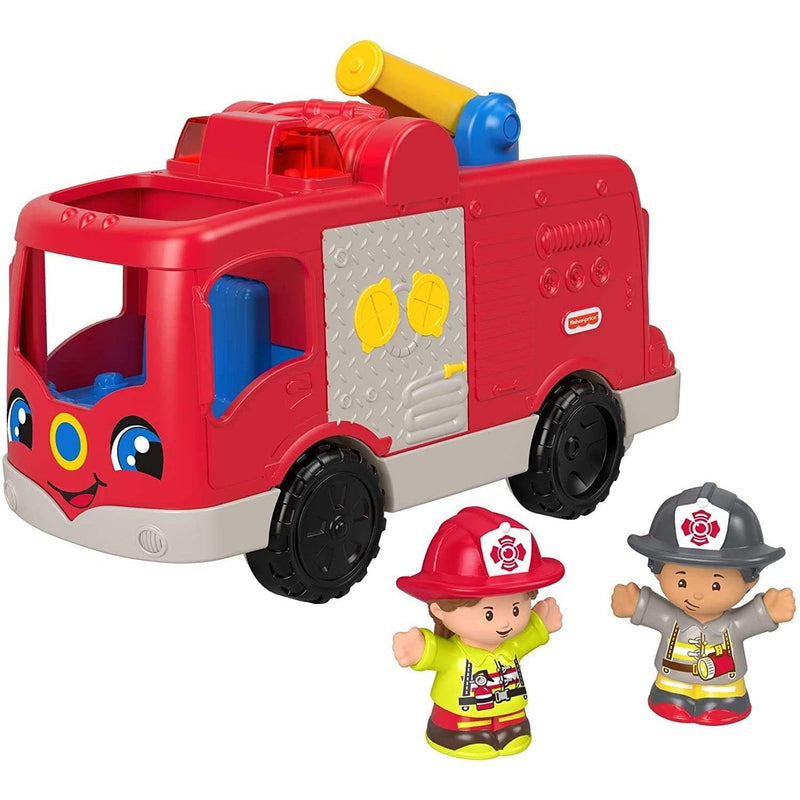 Fisher Price-Fisher-Price Little People Large Vehicle Assortment-FMN98-Firetruck-Legacy Toys