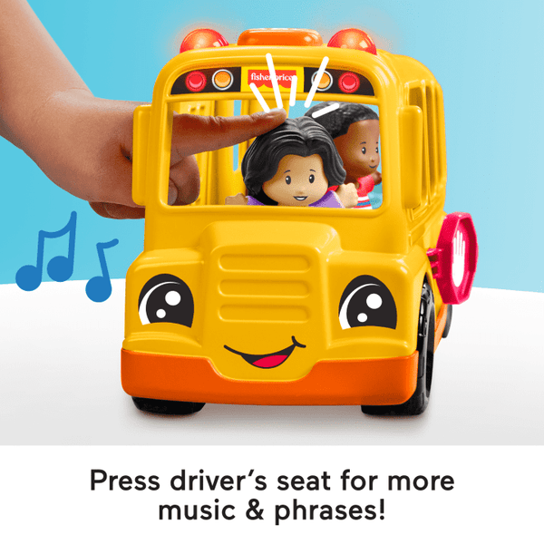 Little People School Bus Toy With Lights And Sounds