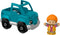 Fisher Price-Little People Toy Vehicle & Figure Set-HPX86-Off Road Pick Up-Legacy Toys