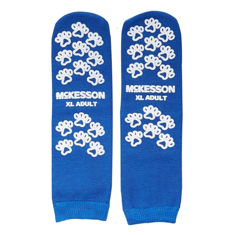 Mckesson Terry Cloth Slipper Socks with Non-Skid Tread - Senior.com Socks